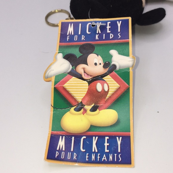 Disney Mickey Mouse Plush Keychain with Zippered Pouch - Picture 7 of 12